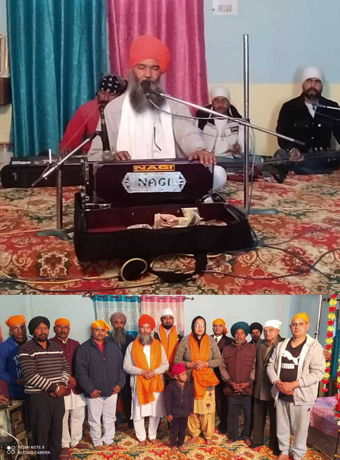 गुरुद्वारा सतगुरु रविदास महाराज गांव कालेवाल फत्तू में सतगुरु का जन्मोत्सव श्रद्धा व उत्साह से मनाया गया।